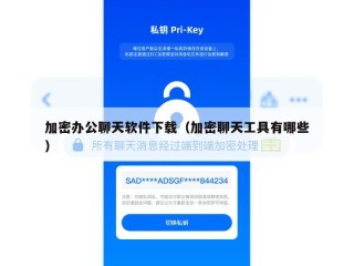 加密办公聊天软件下载（加密聊天工具有哪些）
