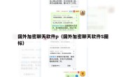 国外加密聊天软件p（国外加密聊天软件S图标）