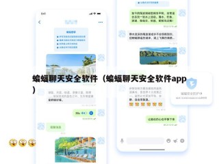 蝙蝠聊天安全软件（蝙蝠聊天安全软件app）