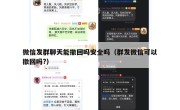 微信发群聊天能撤回吗安全吗（群发微信可以撤回吗?）