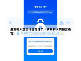 朋友聊天加密语言是什么（朋友聊天的秘密语言）