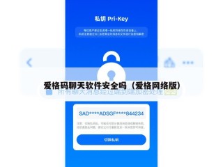 爱格码聊天软件安全吗（爱格网络版）