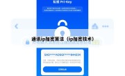 通讯ip加密算法（ip加密技术）