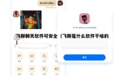 飞聊聊天软件可安全（飞聊是什么软件干啥的）