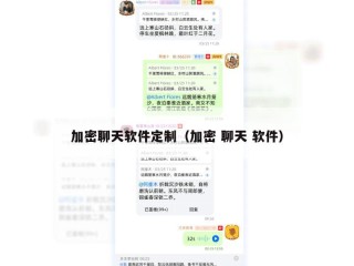 加密聊天软件定制（加密 聊天 软件）