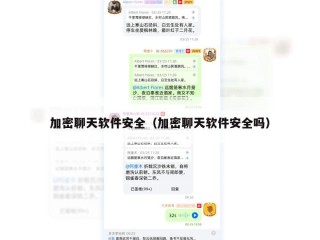 加密聊天软件安全（加密聊天软件安全吗）