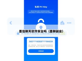 墨信聊天软件安全吗（墨聊副业）