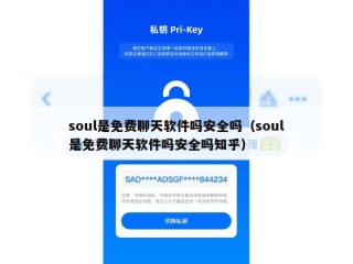 soul是免费聊天软件吗安全吗（soul是免费聊天软件吗安全吗知乎）
