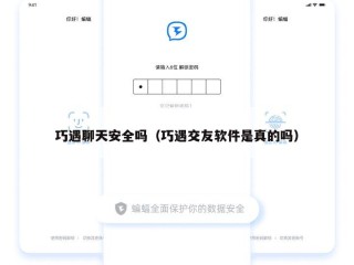 巧遇聊天安全吗（巧遇交友软件是真的吗）