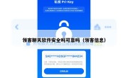 领客聊天软件安全吗可靠吗（领客信息）