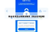 安全证书怎么和男生聊天（安全证书在哪）