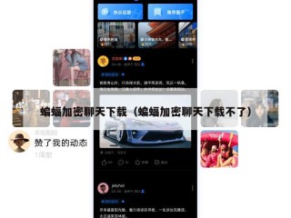 蝙蝠加密聊天下载（蝙蝠加密聊天下载不了）