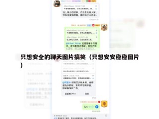 只想安全的聊天图片搞笑（只想安安稳稳图片）