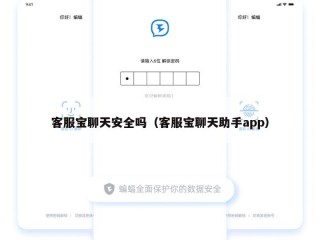 客服宝聊天安全吗（客服宝聊天助手app）