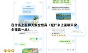 在什么上面聊天安全性高（在什么上面聊天安全性高一点）