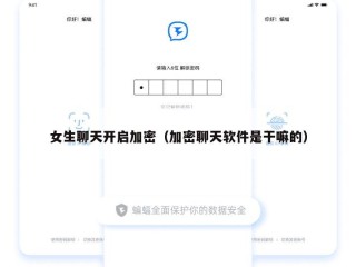 女生聊天开启加密（加密聊天软件是干嘛的）