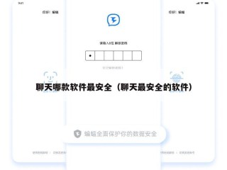 聊天哪款软件最安全（聊天最安全的软件）
