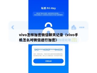 vivo怎样加密微信聊天记录（vivo手机怎么对微信进行加密）