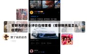 爱聊天的安全评价在哪里看（爱聊聊天是怎么收费的）