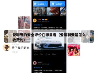 爱聊天的安全评价在哪里看（爱聊聊天是怎么收费的）