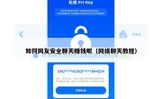 如何网友安全聊天赚钱呢（网络聊天教程）