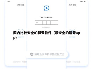 国内比较安全的聊天软件（最安全的聊天app）