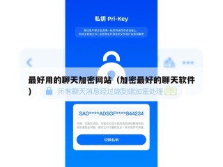 最好用的聊天加密网站（加密最好的聊天软件）