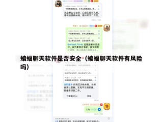 蝙蝠聊天软件是否安全（蝙蝠聊天软件有风险吗）