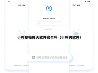 小鸭视频聊天软件安全吗（小鸭鸭软件）