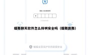 蝶舞聊天软件怎么样啊安全吗（蝶舞跳舞）