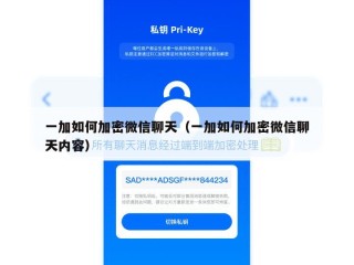 一加如何加密微信聊天（一加如何加密微信聊天内容）