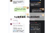 tcp加密通讯（tcp协议加密）