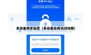 多设备同步加密（多设备协同访问权限）