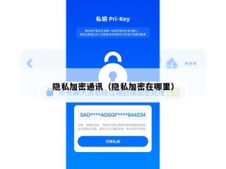 隐私加密通讯（隐私加密在哪里）