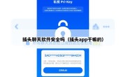 插头聊天软件安全吗（插头app干嘛的）