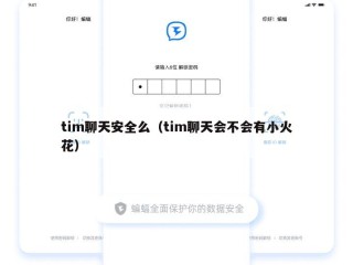 tim聊天安全么（tim聊天会不会有小火花）