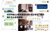 如何判断QQ聊天里面的图片是否安全（聊天图片怎么查看原图）