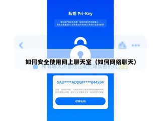 如何安全使用网上聊天室（如何网络聊天）
