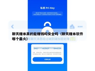 聊天赚米真的能赚钱吗安全吗（聊天赚米软件哪个最火）