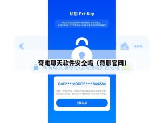 奇唯聊天软件安全吗（奇聊官网）