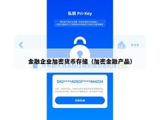 金融企业加密货币存储（加密金融产品）