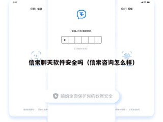 信索聊天软件安全吗（信索咨询怎么样）