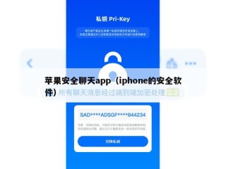 苹果安全聊天app（iphone的安全软件）