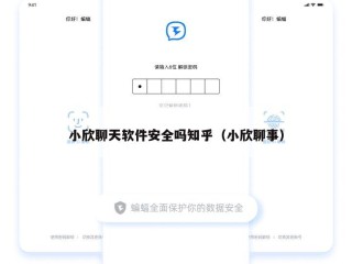 小欣聊天软件安全吗知乎（小欣聊事）