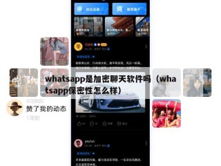 whatsapp是加密聊天软件吗（whatsapp保密性怎么样）