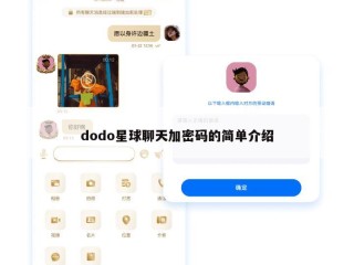 dodo星球聊天加密码的简单介绍