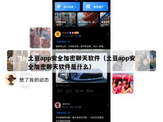 土豆app安全加密聊天软件（土豆app安全加密聊天软件是什么）