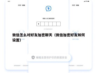 微信怎么对好友加密聊天（微信加密好友如何设置）
