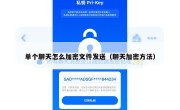 单个聊天怎么加密文件发送（聊天加密方法）