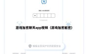 游戏加密聊天app视频（游戏加密解密）